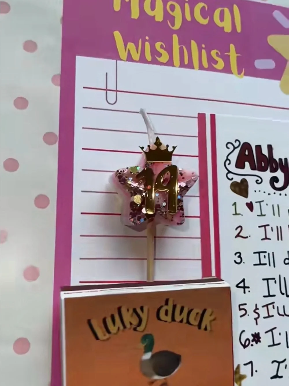 16 Wishes Candle box